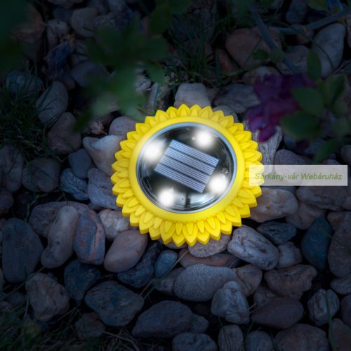 LED-es leszúrható szolár lámpa, hidegfehér - 11.5 x 2.3 cm