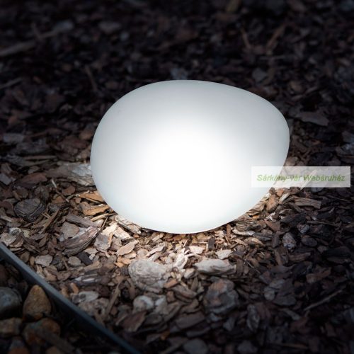 Leszúrható szolár lámpa, kavics forma 
