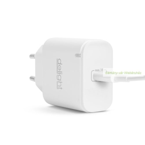 Adapter, Type-C - gyorstöltő, PD20W 