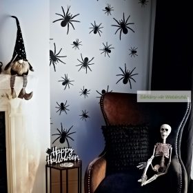 Halloween dekoráció - pók szett