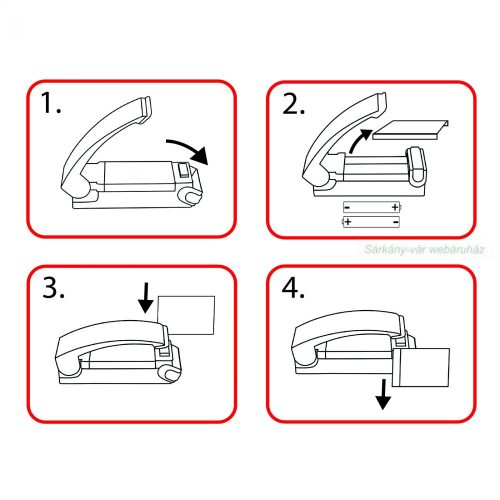 Kézi fóliahegesztő gép