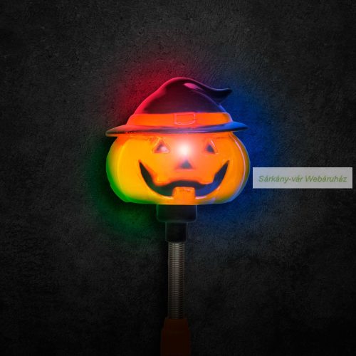 Halloween-i LED lámpák, rugós, elemes