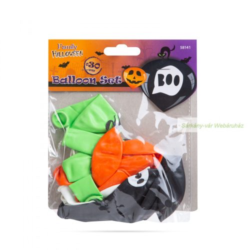 Halloween-i lufi szett, 4 féle - 12 db