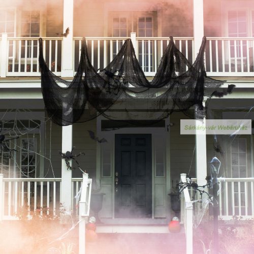 Halloween-i fekete függöny, 76 x 210 cm