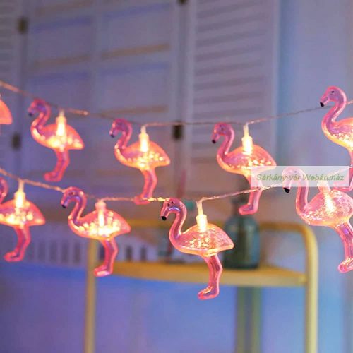 LED fényfüzér - melegfehér - 10 LED -ananász