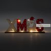 LED-es karácsonyi polcdísz, Mikulás-Hóember