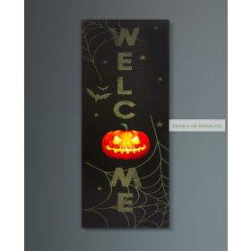 Halloween-i LED-es hangulatkép, 30x70 cm