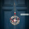 Karácsonyi dekor, ajtódísz - fa, 11 cm