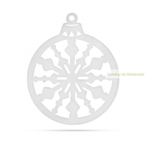 Karácsonyi dekor hópehely, 36.5 x 44 cm