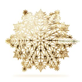 Szilikon edényalátét, jégkristály, 38 cm