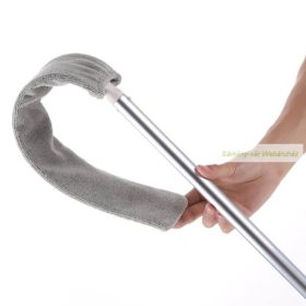Mikroszálas mop portörlő, hosszú nyéllel, 107 cm