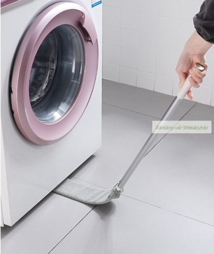 Mikroszálas mop portörlő, hosszú nyéllel, 107 cm