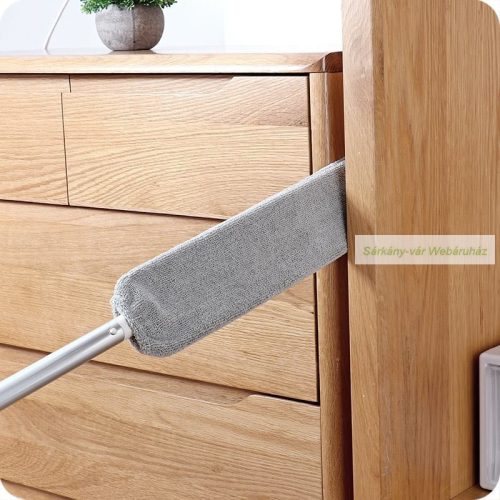 Mikroszálas mop portörlő, hosszú nyéllel, 107 cm