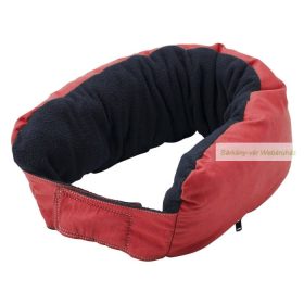 2 in 1 nyakpárna, takaró - piros