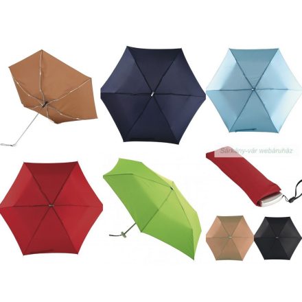 FLAT mini esernyő, szuper lapos összecsukható.