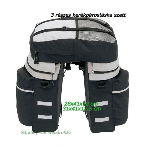 Bike 3 részes kerékpáros táska szett
