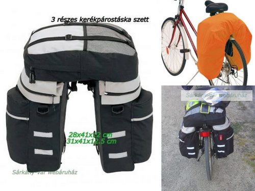 Bike 3 részes kerékpáros táska szett