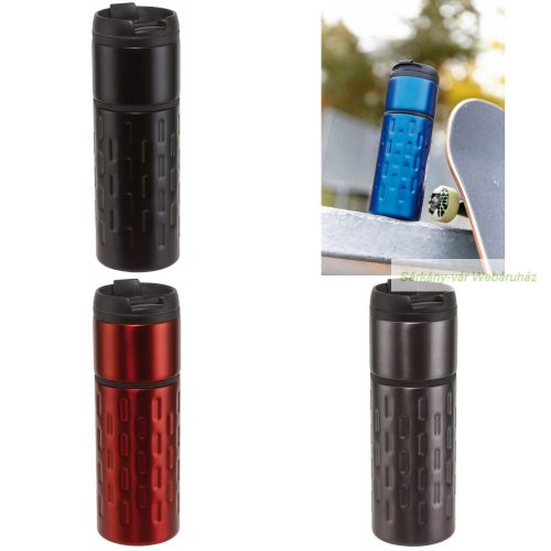 EXCLUSIVE LIQUID termosz, pohárral, 400 ml - Ø7,1 x 21,5 cm