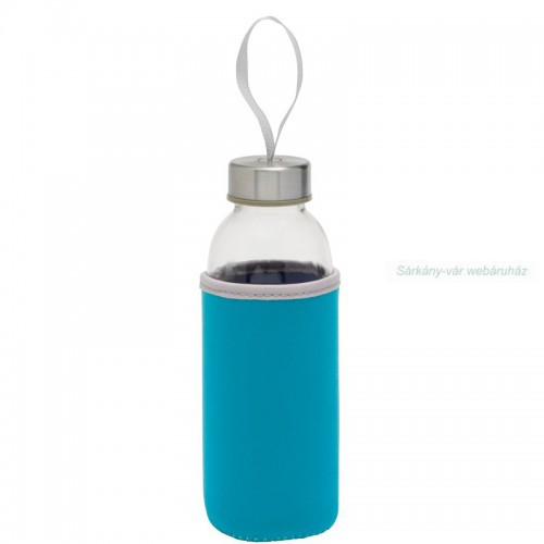TAKE WELL üvegpalack, kulacs neoprén tokkal, 450 ml
