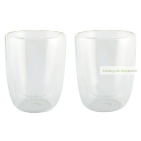 DRINK LINE duplafalú üveg pohárszett L - 300ml