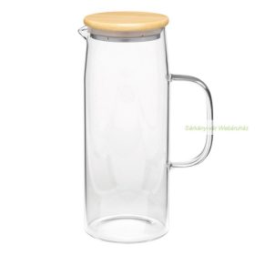 BAMBOO PITCHER boroszilikát üvegkancsó, 1.2L