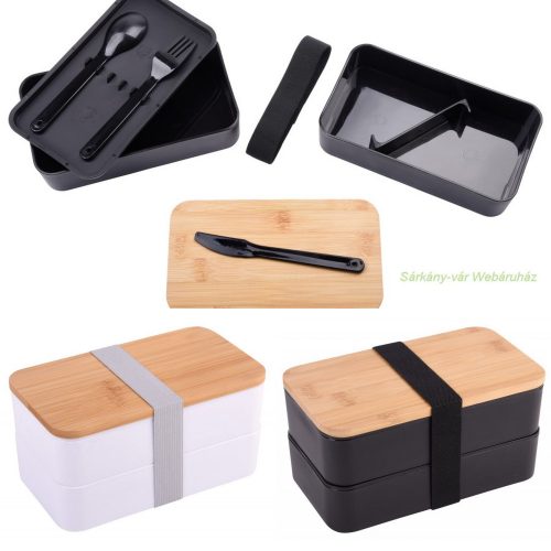 DOUBLE LEVEL ételtároló doboz, 2 részes