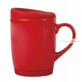 EASY DAY kerámia bögre szilikon aljjal és tetővel, 350ml