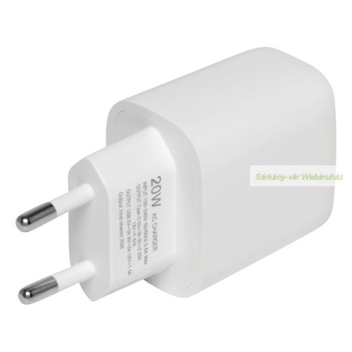 POWER USB-s hálózati töltő adapter, 20W