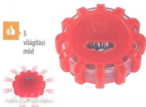 Motorway elakadásjelző lámpa, Ø9,9 x 3,5 cm