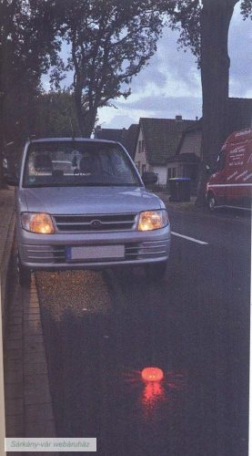 Motorway elakadásjelző lámpa, Ø9,9 x 3,5 cm