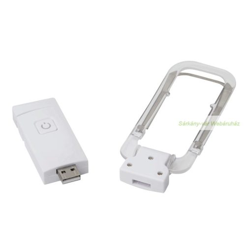 FLIPCLIP újratölthető LED olvasólámpa, fehér - 10,8 x 4,7 x 1,3 cm