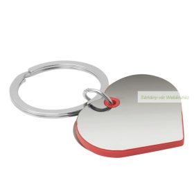 EVERLASTING LOVE szív  kulcstartó, fém/műanyag