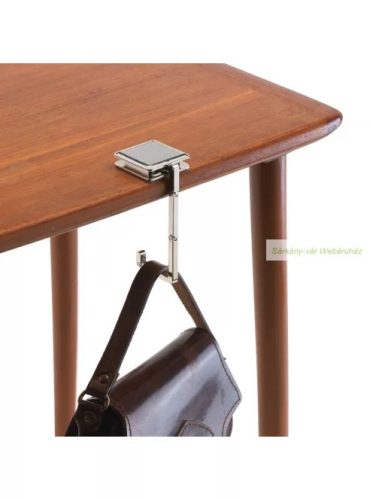 MONTREUX kinyitható táskaakasztó,  4 x 4 x 0,9 cm