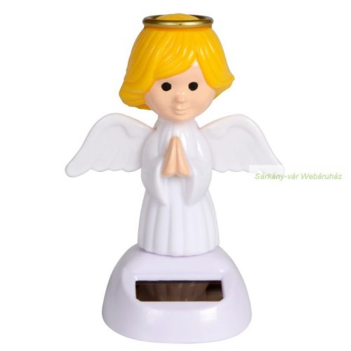 Szolár táncoló figurák, angyal-hóember-Télapó