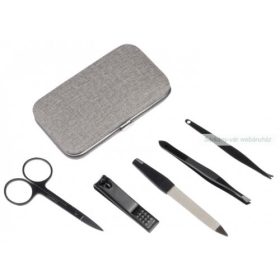 PRETTY IN BLACK manikűr szett , 5 darabos