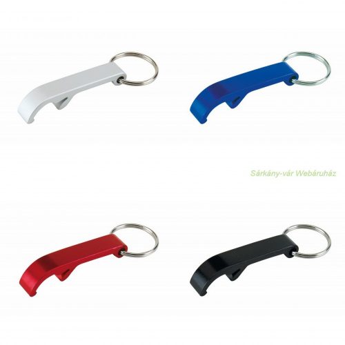 OPEN alu sörnyitó, kulcskarikával, 5,6 x 1 x 0,3 cm