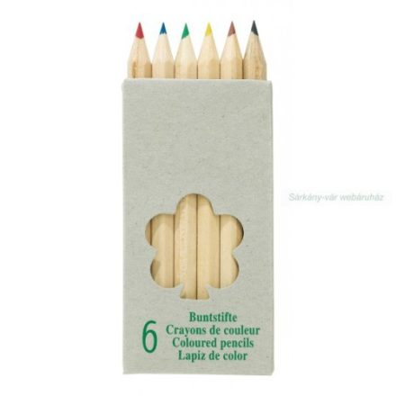 6 színes ceruza, kicsi