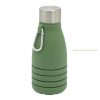 BIG GETS SMALL szilikon, összecsukható sportkulacs, 550ml