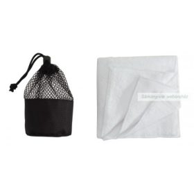   CLEANER sporttörölköző, mikroszálas 31.5 x 31cm, hálós tartóban