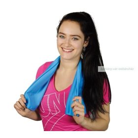   CHILLING mikroszálas hűtőkendő, törölköző, dobozban - 79 x 29 cm