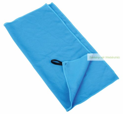 COOL DOWN hűtőkendő, mikroszálas törlőkendő, 31 x 31 - karabineres tokban