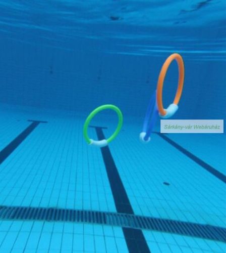 SPLASH LOOPS gyermek búvárgyűrűk, 3 db -  Ø14 cm