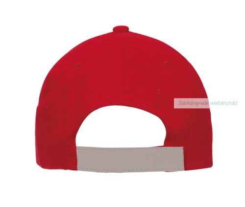 DETECTION 6 baseball sapka 6 paneles, fényvisszaverő csíkkal