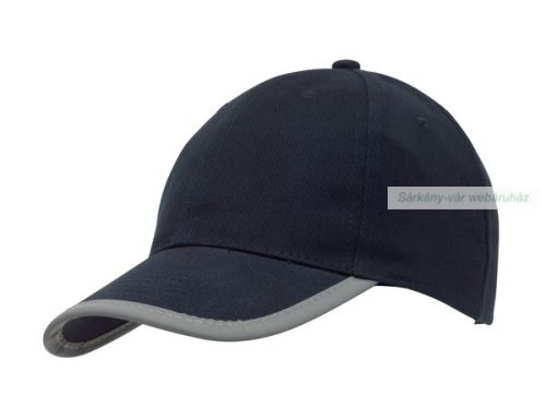 DETECTION 6 baseball sapka 6 paneles, fényvisszaverő csíkkal