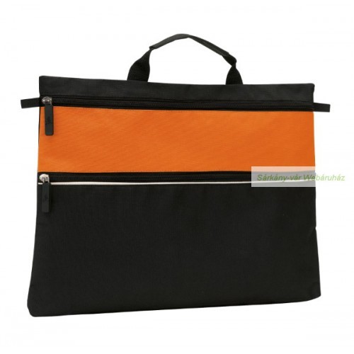 File irattáska 2 cipzáras rekesz, 38,5x28,5x3 cm