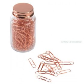 COPPER CLIP gemkapocs, iratcsipesz, üvegben, 200 db