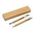DOUBLE BAMBOO bambusz toll és ceruza szett.