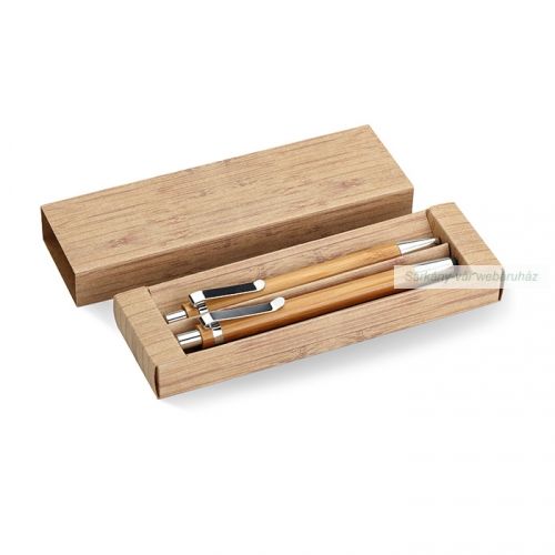 DOUBLE BAMBOO bambusz toll és ceruza szett