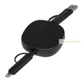 TRANSFER SQUARE töltő- és adatátviteli kábel, 65W