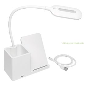LIGHT & CHARGE  Asztali lámpa töltőállomással